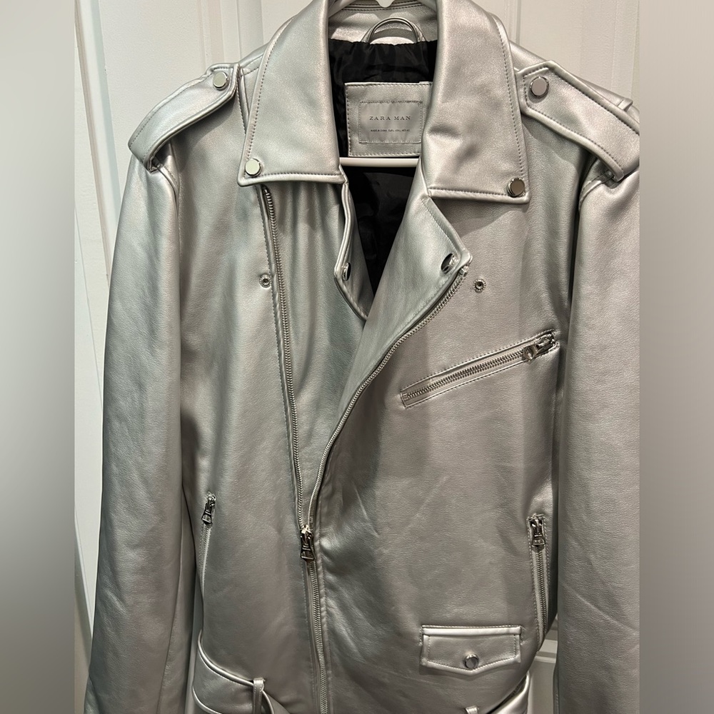 Zara Men’s leather jacket